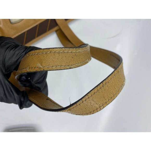 GUCCI Vintage XL Tote Bag in Canvas Fabric w/ - Picture 12 of 15